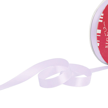 Satin Ribbons - Bulk Ribbon Single Face Satin Lavender Orchid (15mmx50m)