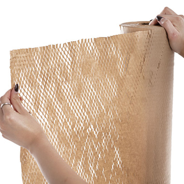 Florist Warehouse Supplies - Honeycomb Packaging Protective Kraft Hex Wrap (500mmx200m)