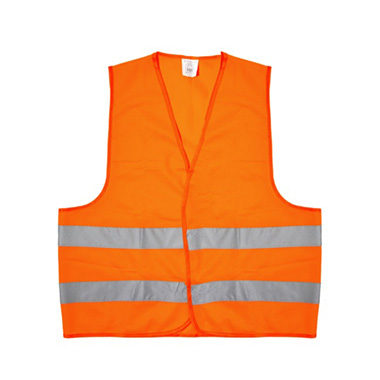 Florist Warehouse Supplies - Workwear Fluorescent Safety Vest Orange (64x68cmH) Large