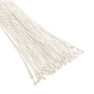  - Heavy Duty Cable Tie 30cm White (Bag 100)