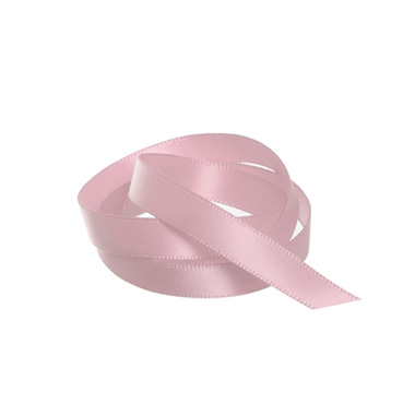 Satin Ribbons - Ribbon Satin Deluxe Double Faced Dusty Pink (10mmx25m)