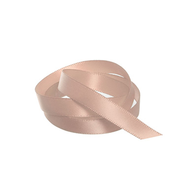 Satin Ribbons - Ribbon Satin Deluxe Double Faced Rose Gold (10mmx25m)