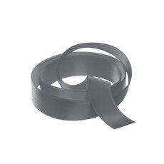 Satin Ribbons - Ribbon Satin Deluxe Double Faced Charcoal (15mmx25m)