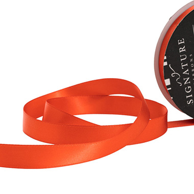 Satin Ribbons - Ribbon Satin Deluxe Double Faced Terracotta (15mmx25m)