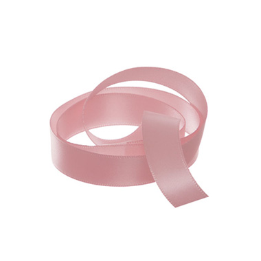 Satin Ribbons - Ribbon Satin Deluxe Double Faced Dark Pink (15mmx25m)
