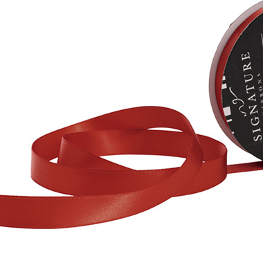Satin Ribbons - Ribbon Satin Deluxe Double Faced Rust (15mmx25m)