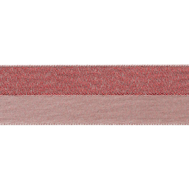 Ribbon Satin & Metallic Glitter Duo Red (25mmx20m)