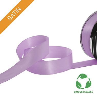 Biodegradable Ribbon - Ribbon Bio-Poly Blend Deluxe Satin Lilac (25mmx25m)