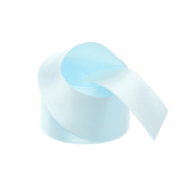 Ribbon Satin Deluxe Double Faced Baby Blue (38mmx25m)