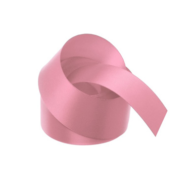 Satin Ribbons - Ribbon Satin Deluxe Double Faced Dark Pink (38mmx25m)