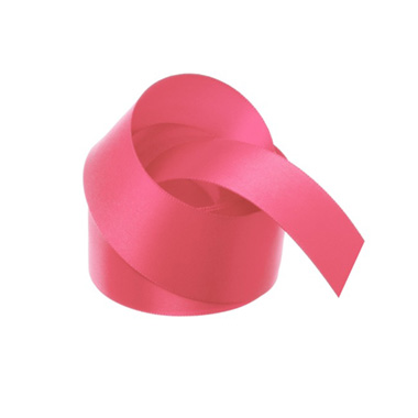 Satin Ribbons - Ribbon Satin Deluxe Double Faced Watermelon (38mmx25m)