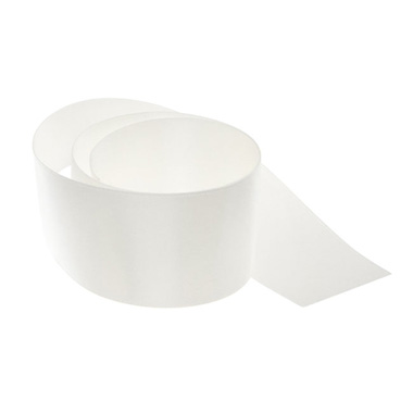 Satin Ribbons - Ribbon Satin Deluxe Double Faced Bridal White (50mmx25m)