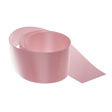Satin Ribbons - Ribbon Satin Deluxe Double Faced Dark Pink (50mmx25m)