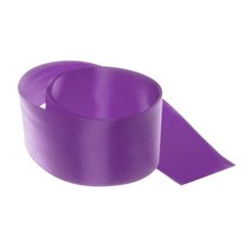 Satin Ribbons - Ribbon Satin Deluxe Double Faced Purple (50mmx25m)