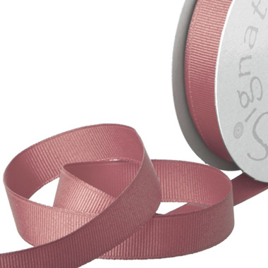 Grosgrain Ribbons - Ribbon Plain Grosgrain Dark Pink (15mmx20m)