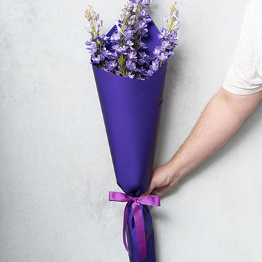 Ribbon Plain Grosgrain Purple (25mmx20m)
