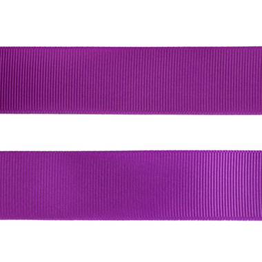 Ribbon Plain Grosgrain Purple (25mmx20m)