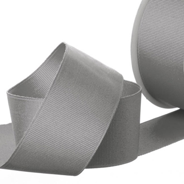 Grosgrain Ribbons - Ribbon Plain Grosgrain Charcoal (38mmx20m)