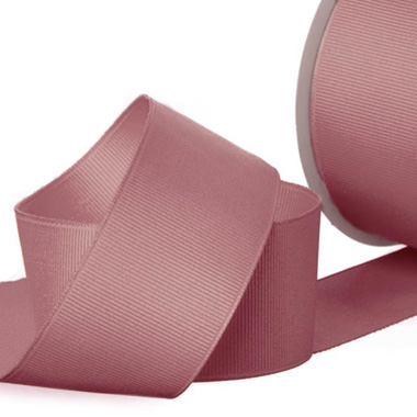 Grosgrain Ribbons - Ribbon Plain Grosgrain Dark Pink (38mmx20m)