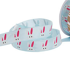 Easter Ribbons - Ribbon Grosgrain Bunny Ears Baby Blue (25mmx20m)