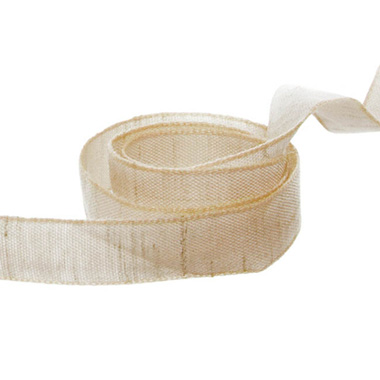 Cotton Ribbon Vintage Beige (15mmx20m)