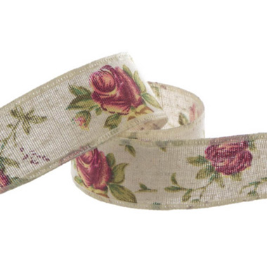 Cotton Ribbons - Cotton Ribbon Vintage Rose Beige (38mmx10m)