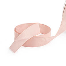 Taffeta Ribbon - Ribbon Taffeta Dusty Pink Woven Edge (30mmx20m)