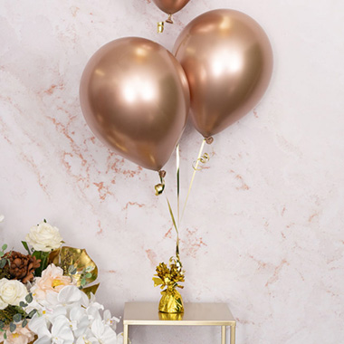 Balloon Weight Gold (12cmH)