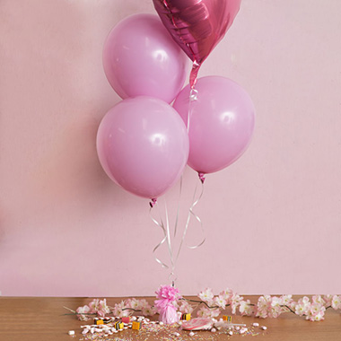Balloon Weight Light Pink (12cmH)