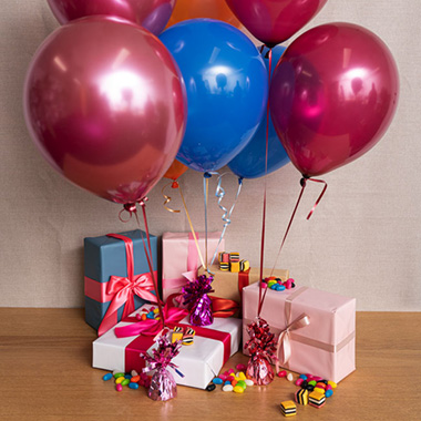 Balloon Weight Metallic Pink (12cmH)