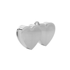 Balloon Weight Heart (11.7cmWx7cmH) Silver 140g