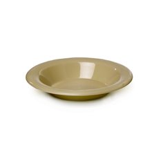 Deluxe Plastic Dessert Bowl Gold (18cmD) Pack 25