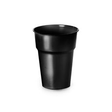 Deluxe Plastic Cup Black (285ml) Pack 25
