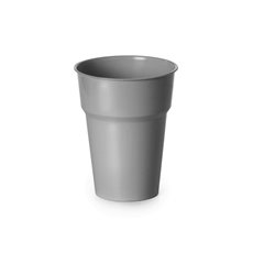 Deluxe Plastic Cup Silver (285ml) Pack 25