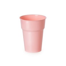 Party Tableware - Deluxe Plastic Cup Soft Pink (285ml) Pack 25