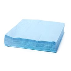 Paper Napkins - Dinner Paper Napkin 2Ply Pack 50 Soft Blue (40x40cm)