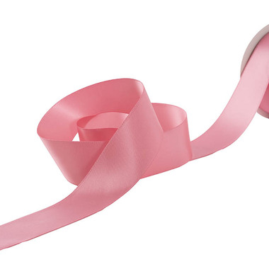 Satin Ribbons - Ribbon Satin Premium Double Faced Pink Delight (38mmx23m)25y