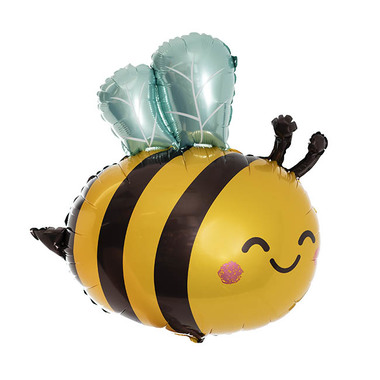Foil Balloons - Foil Balloon Happy Bee Yellow (54Lx50cmH)