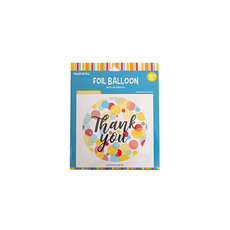 Foil Balloon 18 (45cmD) Round Thank You