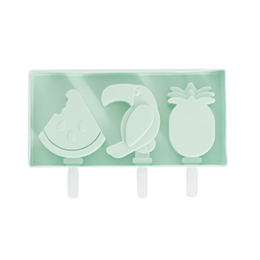 Ice Cream Popsicle Silicone Mould Tropical Mint (18cmLx9cmW)