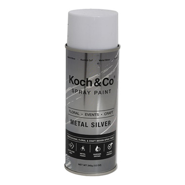 Floral Event Craft Spray Paint Metal Silver (340g)