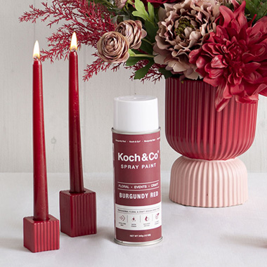  - Floral Event Craft Spray Paint Burgundy Red (340g)