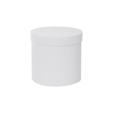 Gift Box Round White (17cmDx16cmH) Set 3