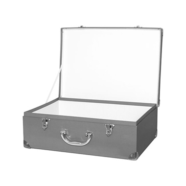 Suitcase Hamper Gift Box Grey (26Wx36Lx13WcmH) Set 2