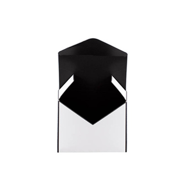 Envelope Flower Box Small Pk5 White Black (15.5Lx8Dx11cmH)