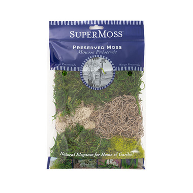 Reindeer Moss - Carolina Moss Mix Preserved Bag Moss Assorted (55gm Bag)
