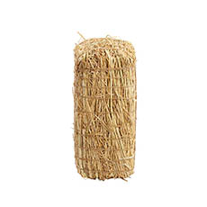 Rectangular Straw Hay Bale Natural (15cmx30cmH)