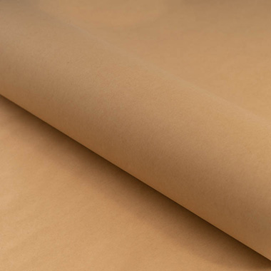 Brown & White Kraft Paper - Kraft Paper 100m Bulk Value Roll Brown 80gsm (50cmx100m)