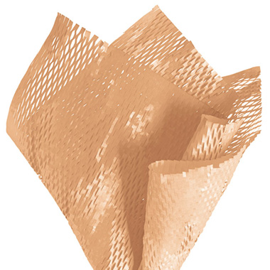 Honeycomb Wrap - Kraft Paper Honeycomb Expandable Sheets Brown Pk50 (50x50cm)