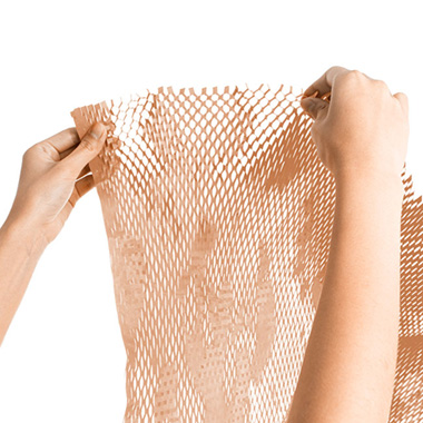 Kraft Paper Honeycomb Expandable Sheets Brown Pk50 (50x50cm)